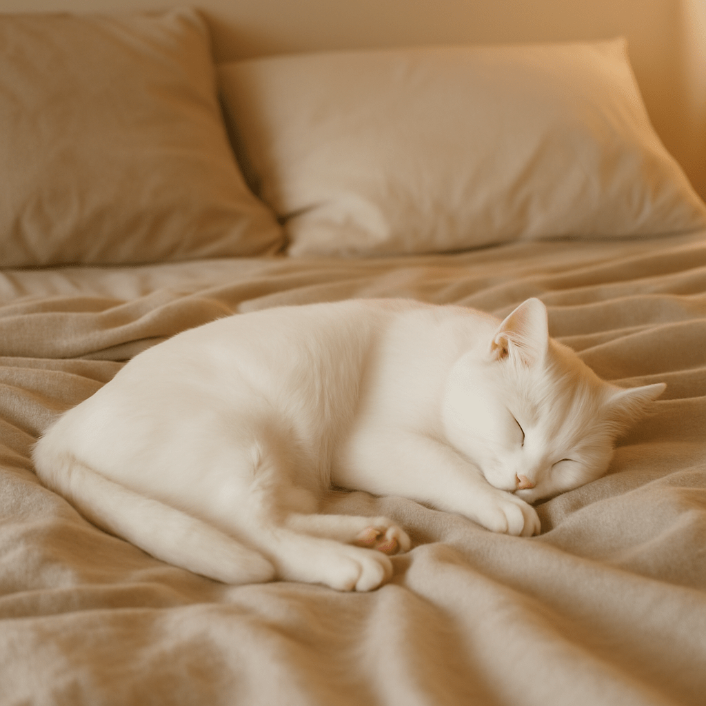 CAT BEHAVIOR 2 why does my cat sleep on my bed